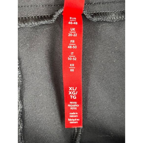 SPANX Ponte Wide Leg Pant Black XL Pull On Elastic Waist Women - Picture 5 of 5